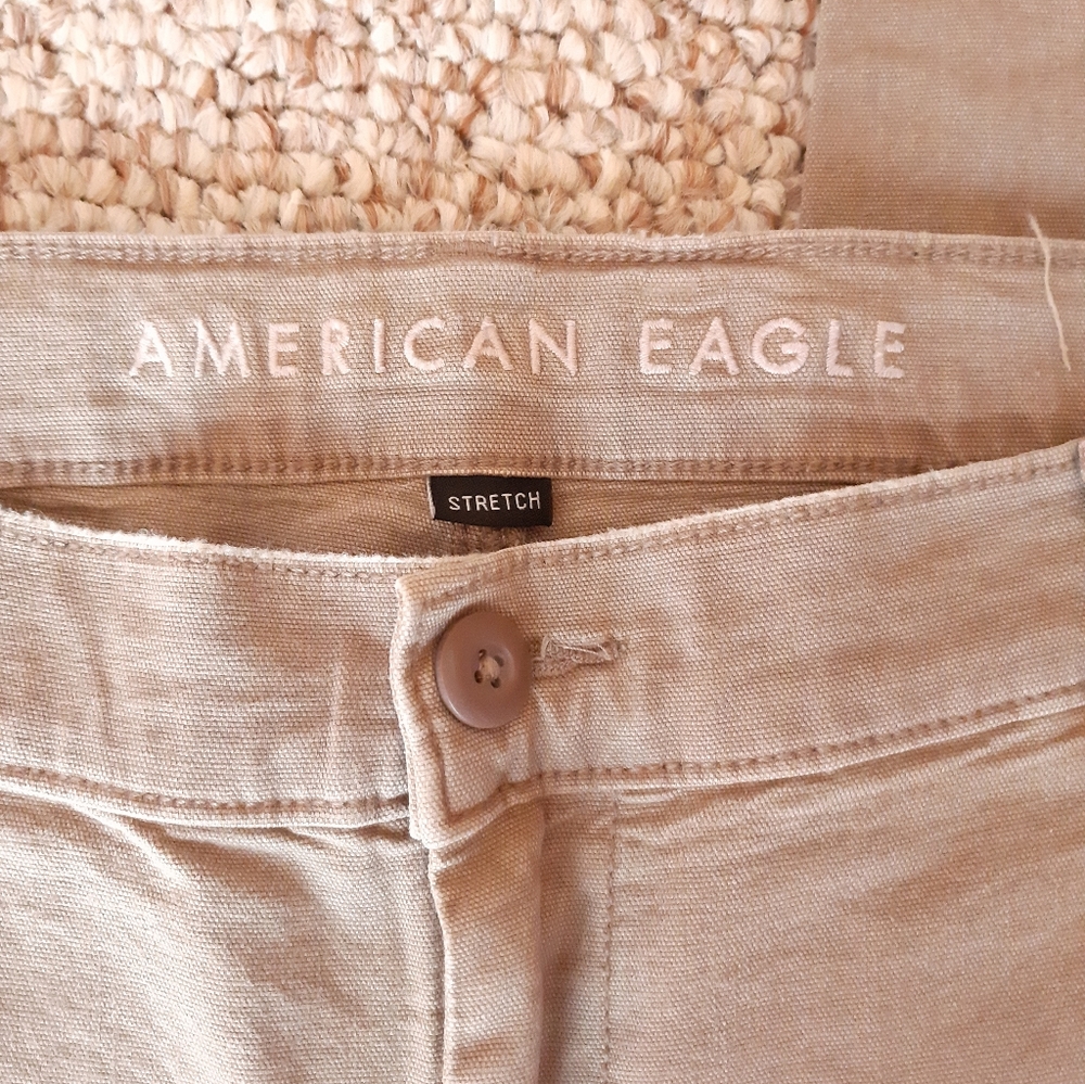 American Eagle High Rise Straight Carpenter Style Jeans size 12 - Picture 11 of 14